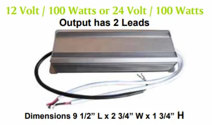 Track lighting for retail window displays100 Watt LED Power Supply 24V