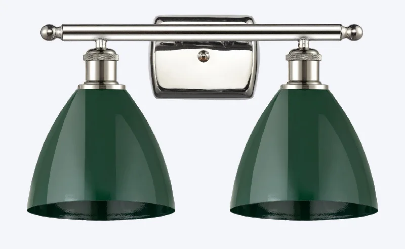 Industrial Lighting for Woodworking FactoriesBallston Two Light Bath Vanity
