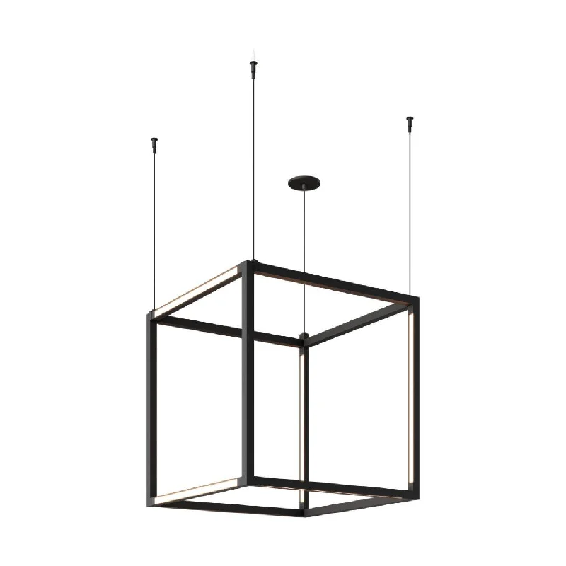Industrial Lighting with High CRI (Color Rendering Index) for True Color PerceptionCube 26 in. LED Pendant Light Antique Bronze Finish Industrial Lighting with High CRI (Color Rendering Index) for True Color PerceptionCube 26 in. LED Pendant Light Antique Bronze Finish