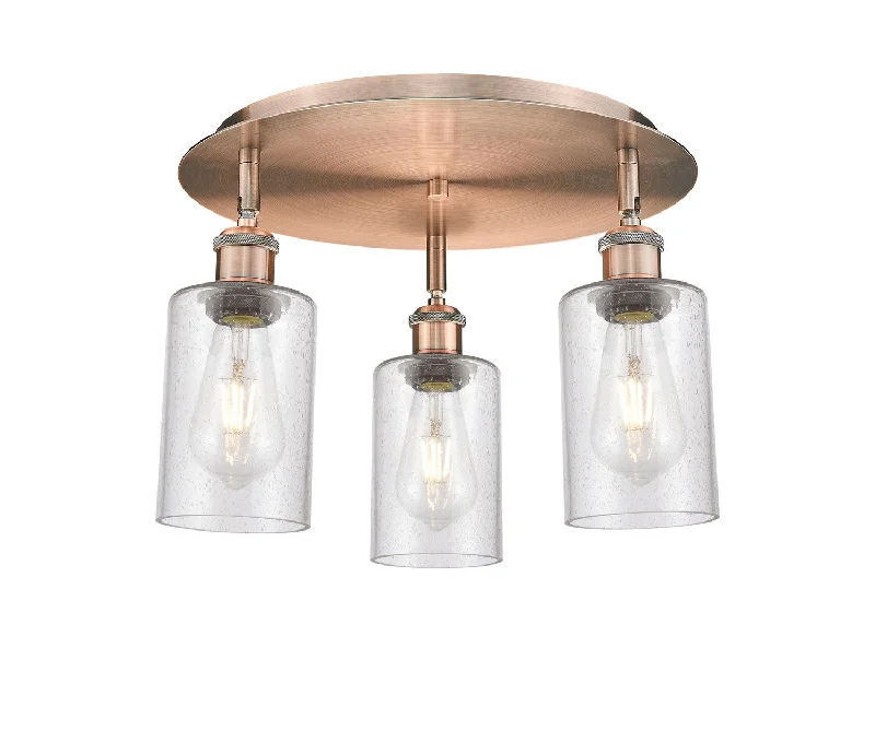 Corrosion - Resistant Industrial Lighting for Coastal FactoriesDowntown Urban Three Light Flush Mount Corrosion - Resistant Industrial Lighting for Coastal FactoriesDowntown Urban Three Light Flush Mount
