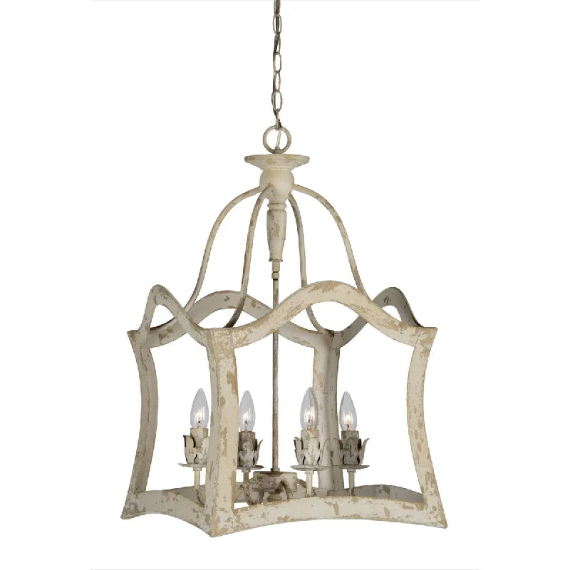 Energy - efficient track lighting fixturesForty West Designs 70736 Aubrey Distressed White Chandelier Energy - efficient track lighting fixturesForty West Designs 70736 Aubrey Distressed White Chandelier