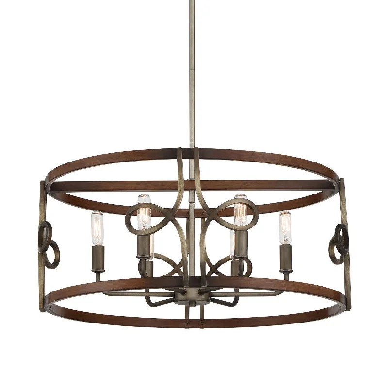Industrial Flood Lighting for Outdoor Loading DocksYorkville 24 In. 6 Lights Pendant Light Bronze Finish Industrial Flood Lighting for Outdoor Loading DocksYorkville 24 In. 6 Lights Pendant Light Bronze Finish