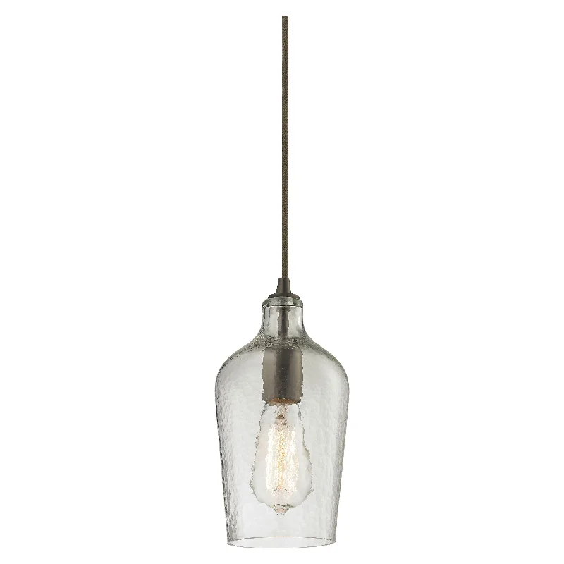 Track lighting with adjustable armsHammered Glass 5" Wide 1-Light Pendant