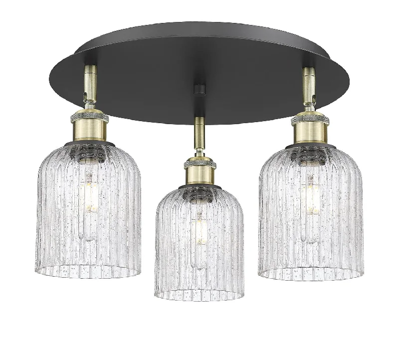 Industrial Pendant Lighting for Machine ShopsDowntown Urban Three Light Flush Mount Industrial Pendant Lighting for Machine ShopsDowntown Urban Three Light Flush Mount