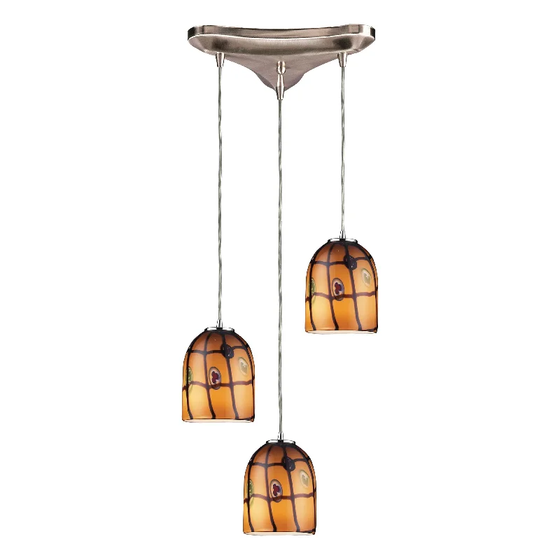 Track lighting for museums and galleriesRapture 10" Wide 3-Light Pendant