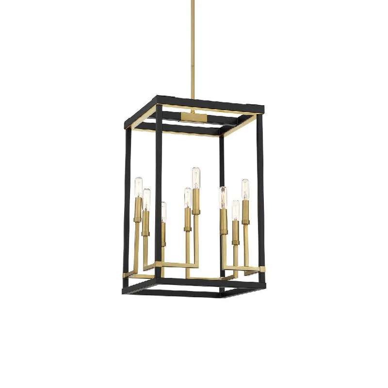 Durable Industrial Lighting for Harsh EnvironmentsUnion Estates 14 In. 8 Lights Pendant Light Black & brass Finish Durable Industrial Lighting for Harsh EnvironmentsUnion Estates 14 In. 8 Lights Pendant Light Black & brass Finish