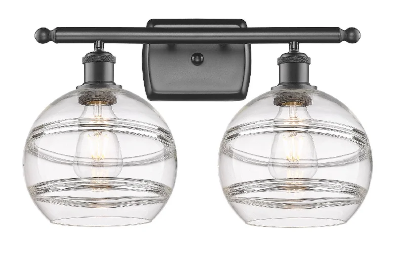 Industrial Lighting for Woodworking FactoriesBallston Two Light Bath Vanity