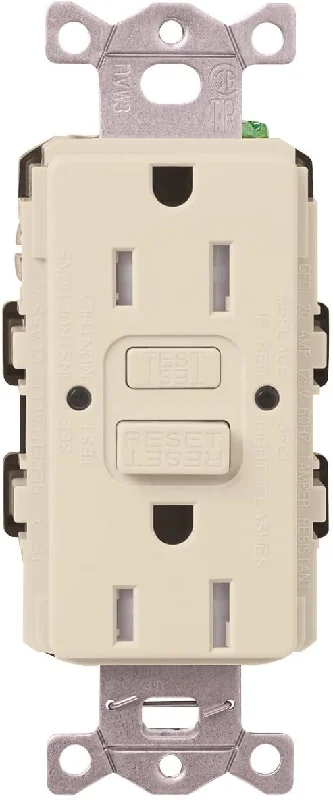 Track lighting with a brushed nickel finishLutron Claro CAR-15-GFST-LA 15A GFCI Self Testing - Light Almond Track lighting with a brushed nickel finishLutron Claro CAR-15-GFST-LA 15A GFCI Self Testing - Light Almond