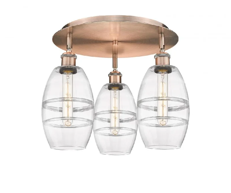 Dust - Resistant Industrial Lighting for Dirty WorkspacesDowntown Urban Three Light Flush Mount Dust - Resistant Industrial Lighting for Dirty WorkspacesDowntown Urban Three Light Flush Mount