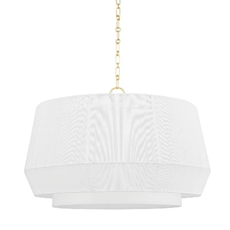 Industrial Wall - Mounted Lighting for Workshop WallsDEBI 30 in. 4 Lights Pendant Light Brass Finish Industrial Wall - Mounted Lighting for Workshop WallsDEBI 30 in. 4 Lights Pendant Light Brass Finish