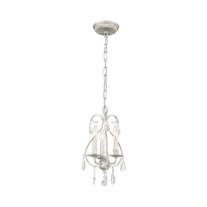 Track lighting with frosted glass shadesAshton Mini Chandelier