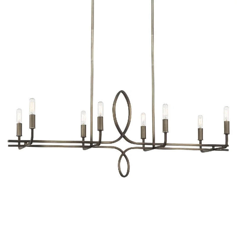 Industrial Pendant Lighting for Machine ShopsYorkville 42 In. 8 Lights Pendant Light Bronze Finish Industrial Pendant Lighting for Machine ShopsYorkville 42 In. 8 Lights Pendant Light Bronze Finish