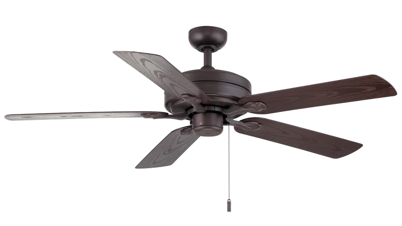 Track lighting for creating a focal pointWind River Courtyard WR1469 52" Outdoor Ceiling Fan in Brown, White, or Black Track lighting for creating a focal pointWind River Courtyard WR1469 52" Outdoor Ceiling Fan in Brown, White, or Black