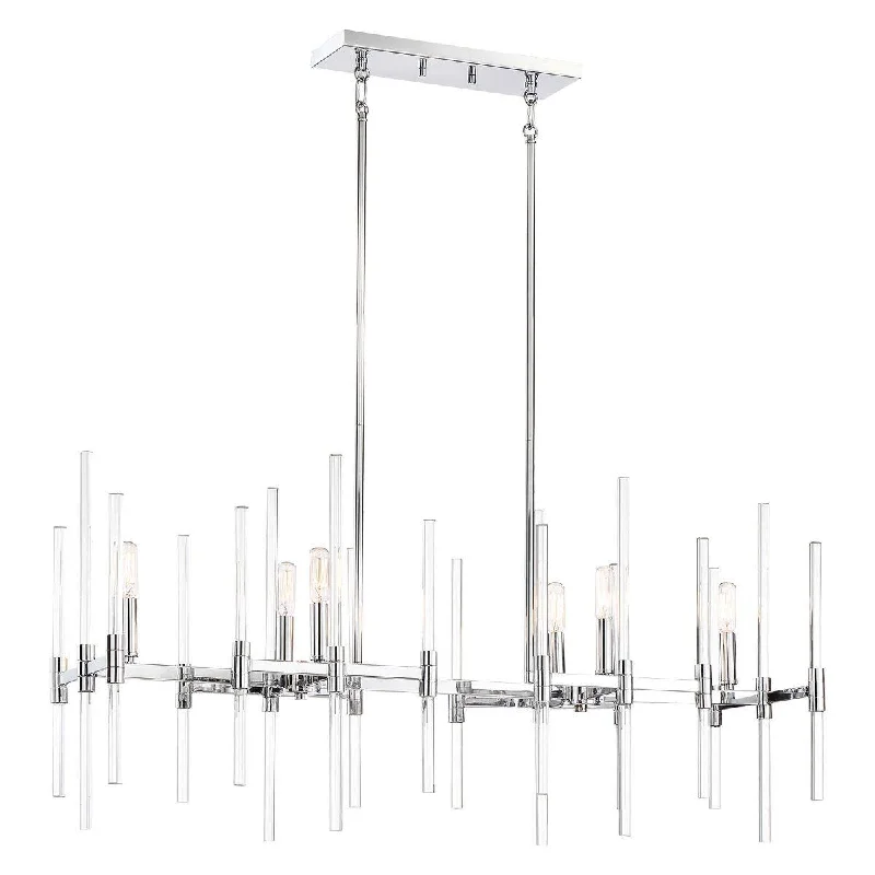 Industrial Lighting for Furniture FactoriesPillar 38 in. 6 Lights Pendant Light Chrome Finish Industrial Lighting for Furniture FactoriesPillar 38 in. 6 Lights Pendant Light Chrome Finish