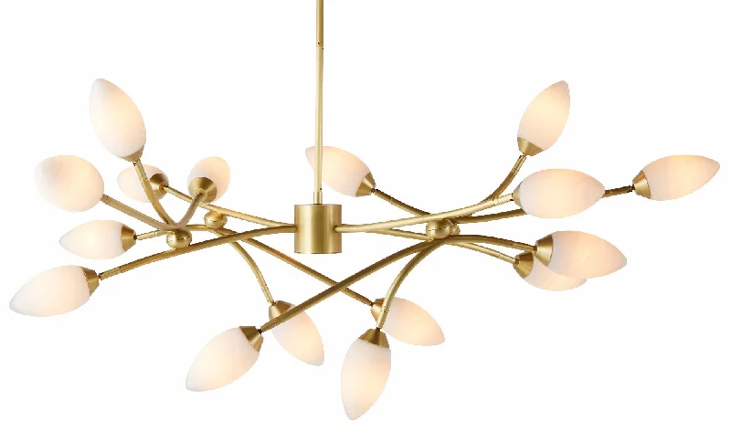 Low - voltage track lighting for safetyEmber Chandelier