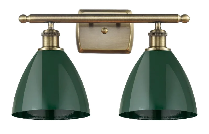 Industrial Lighting for Metal Fabrication ShopsBallston Two Light Bath Vanity