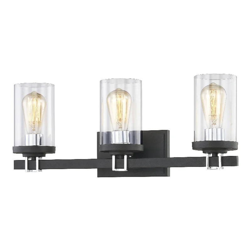 Track lighting with frosted glass shadesHoldfast 22" Wide 3-Light Vanity Light