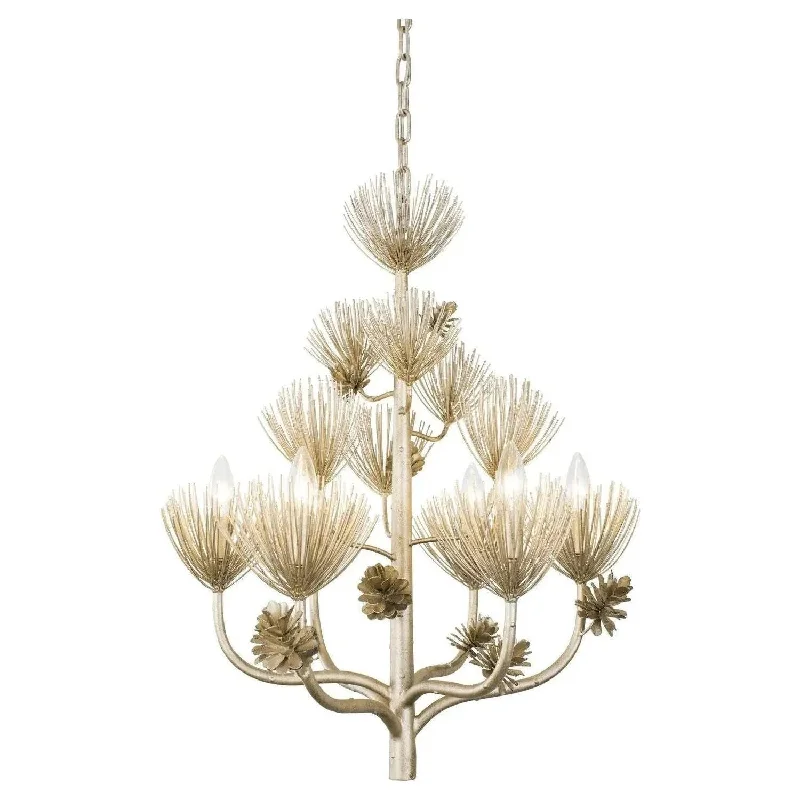 Track lighting with multiple heads for flexibilityPinion Chandelier