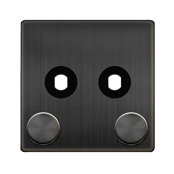 Track lighting for illuminating walkwaysDefinity 2 Gang Unfurnished Dimmer Plate & Knobs - Matt Bronze Track lighting for illuminating walkwaysDefinity 2 Gang Unfurnished Dimmer Plate & Knobs - Matt Bronze