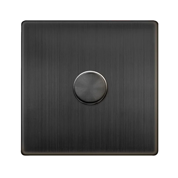 Commercial - grade track lighting for storesDefinity 1 Gang 2 Way 100W Dimmer Switch - Matt Bronze