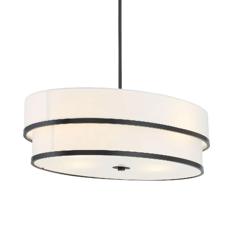 Color - Tunable Industrial Lighting for Special ApplicationsCascade 32 In. 4 Lights Pendant Light Black Finish Color - Tunable Industrial Lighting for Special ApplicationsCascade 32 In. 4 Lights Pendant Light Black Finish