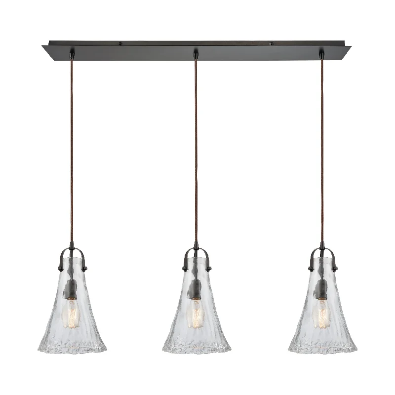 Dimmable track lighting for home officesHand Formed Glass 36" Wide 3-Light Mini Pendant Dimmable track lighting for home officesHand Formed Glass 36" Wide 3-Light Mini Pendant