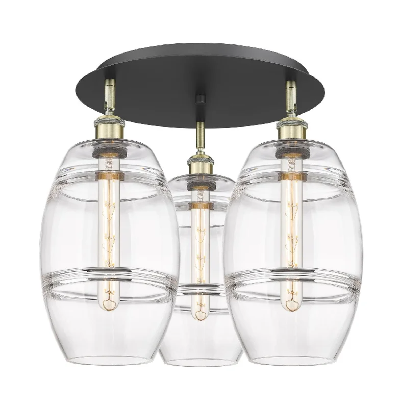 Durable Industrial Lighting for Harsh EnvironmentsDowntown Urban Three Light Flush Mount Durable Industrial Lighting for Harsh EnvironmentsDowntown Urban Three Light Flush Mount