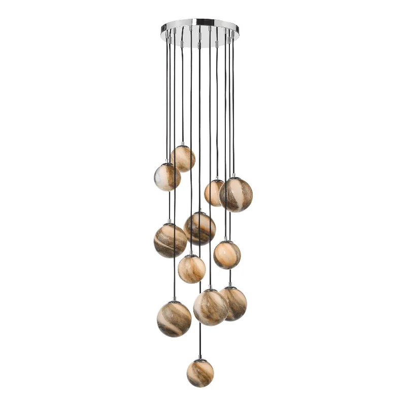 Track lighting for outdoor gardensMikara 12 Light Cluster Pendant Polished Chrome Glass 2.5M Track lighting for outdoor gardensMikara 12 Light Cluster Pendant Polished Chrome Glass 2.5M
