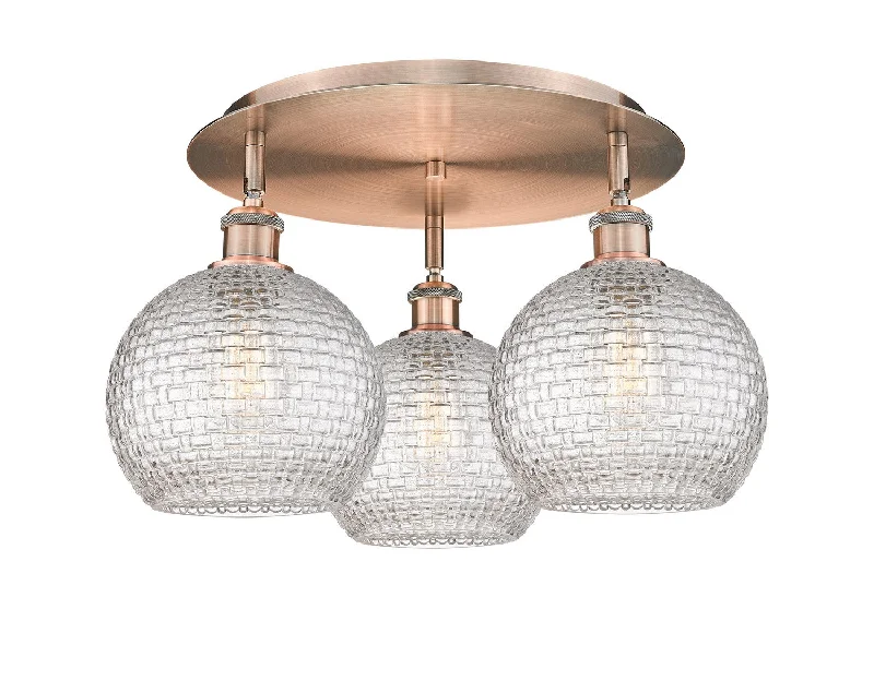 Adjustable Industrial Lighting for Flexible IlluminationDowntown Urban Three Light Flush Mount Adjustable Industrial Lighting for Flexible IlluminationDowntown Urban Three Light Flush Mount