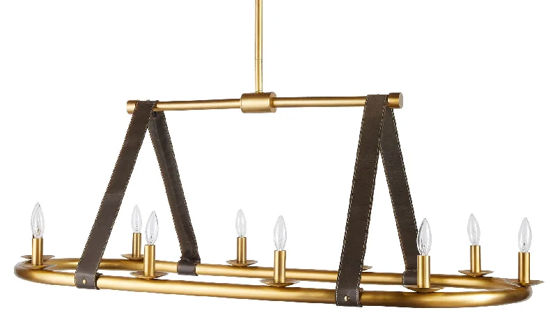 Track lighting with a decorative track designEnglewood Linear Chandelier