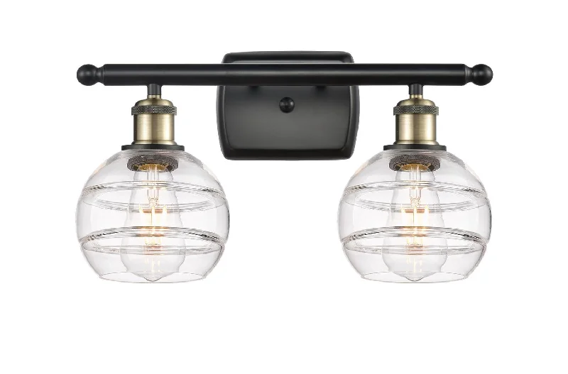 Waterproof Industrial Lighting for Wet AreasBallston Two Light Bath Vanity
