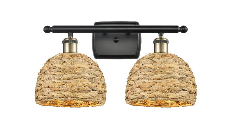 Industrial Pendant Lighting for Machine ShopsDowntown Urban Two Light Bath Vanity