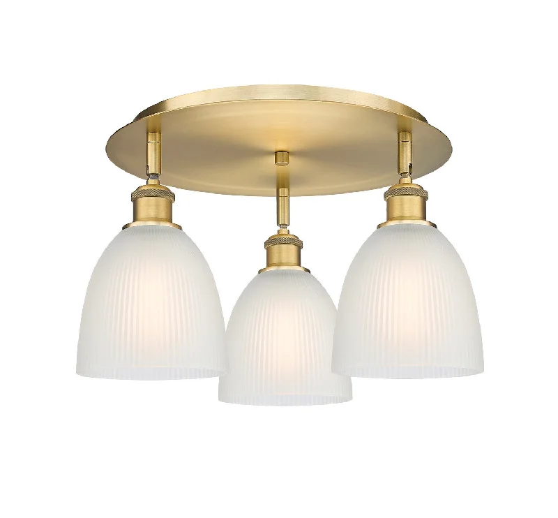 Industrial Lighting for Food Processing FactoriesDowntown Urban Three Light Flush Mount Industrial Lighting for Food Processing FactoriesDowntown Urban Three Light Flush Mount