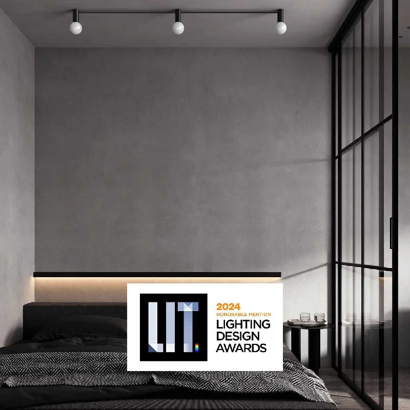 Low - voltage track lighting for safetyMAZE CEILING 3 LINEAR