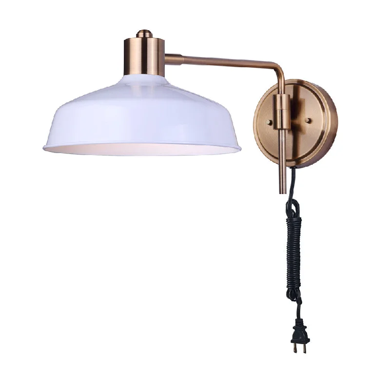 Track lighting for small apartmentsCanarm IWF1055A01GDW Bello Wall Fixture in White and Gold Track lighting for small apartmentsCanarm IWF1055A01GDW Bello Wall Fixture in White and Gold