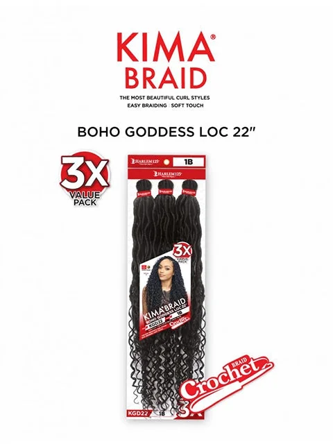 Harlem 125 Kima 3X BOHO GODDESS LOC Crochet Braid 22