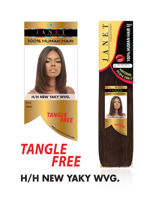 Janet Collection Human Hair NEW YAKY Weave (NYWVG)