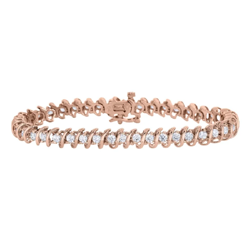 1/2 CTW Diamond 7-inch Tennis Bracelet in 10KT Rose Gold