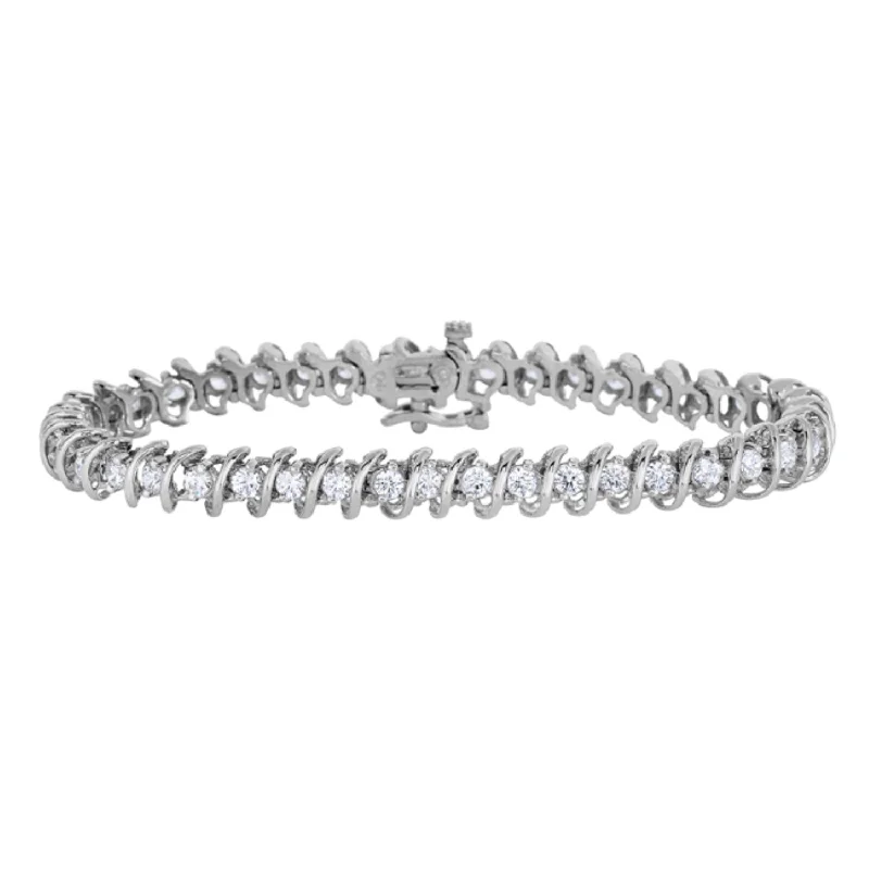 1/2 CTW Diamond 7-inch Tennis Bracelet in 10KT White Gold