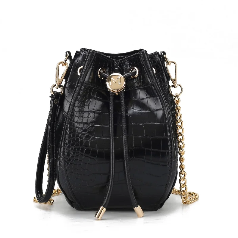 Cassidy Embossed Bucket Bag