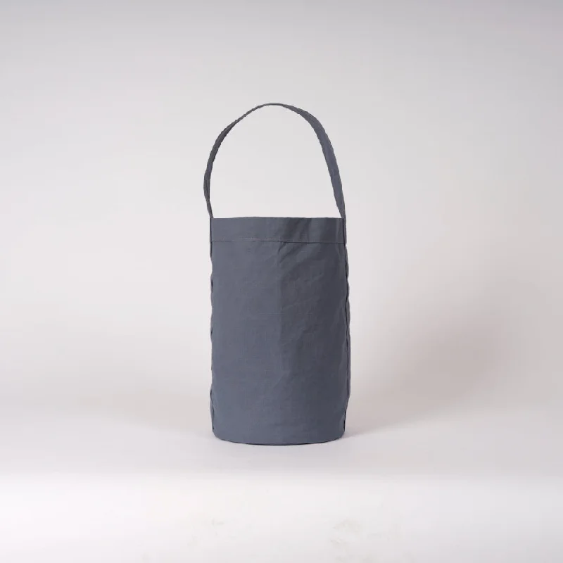 Dark Chambray Bucket Bag