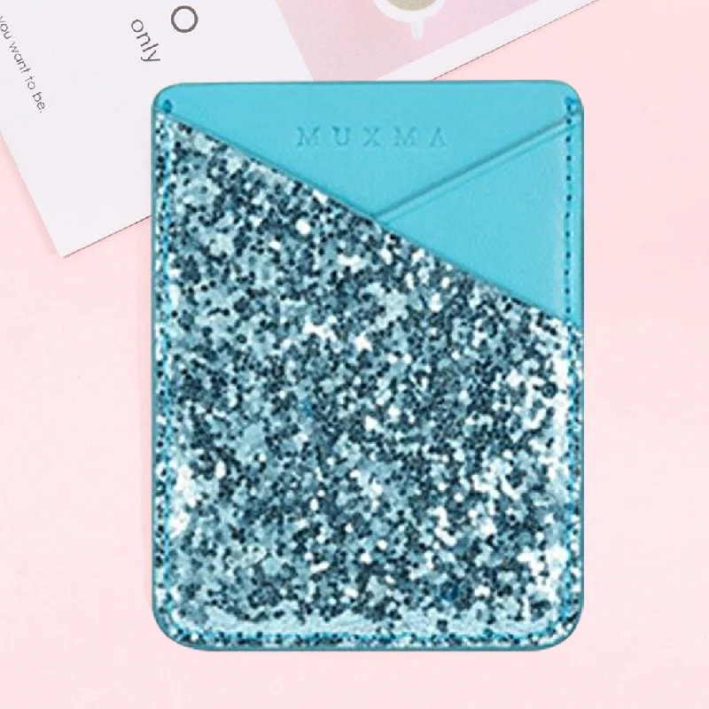 Blue Bling Card Holder