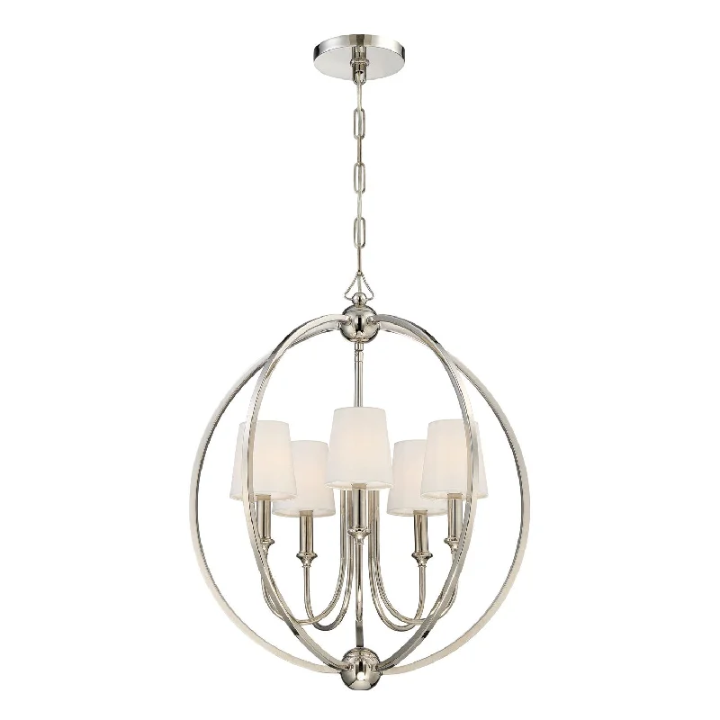 Mid - Century Modern Chandeliers for Vintage AppealMid - Century Modern Chandeliers for Vintage AppealLibby Langdon Sylvan 5 Light Polished Nickel Chandelier Mid - Century Modern Chandeliers for Vintage AppealMid - Century Modern Chandeliers for Vintage AppealLibby Langdon Sylvan 5 Light Polished Nickel Chandelier
