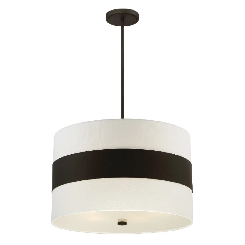 Chandeliers with Metal Frames in Black FinishChandeliers with Metal Frames in Black FinishLibby Langdon Grayson 5 Light Dark Bronze Chandelier