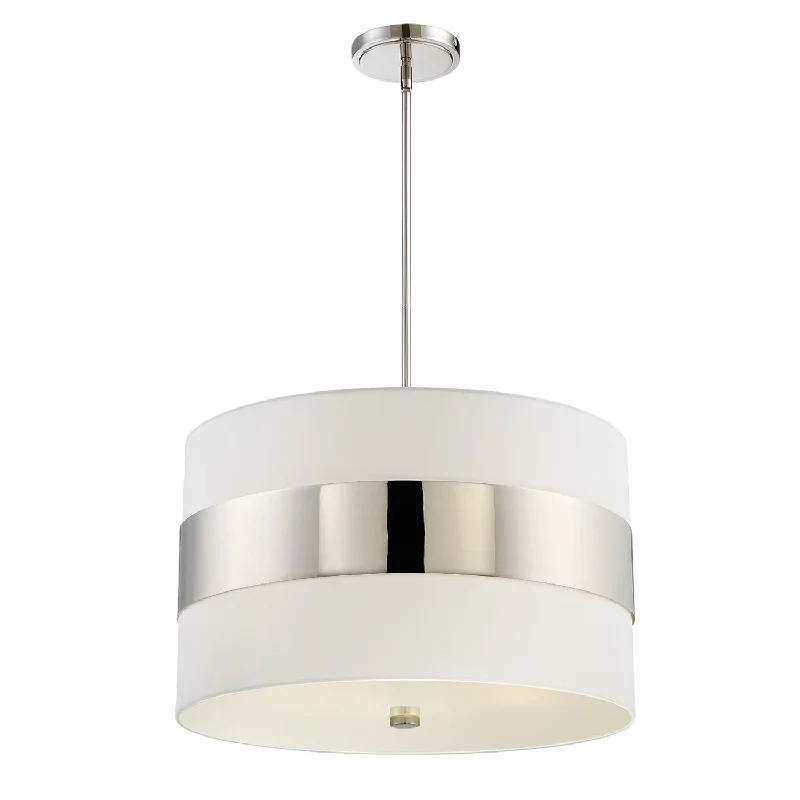 Art Deco Chandeliers for a Retro - Glam LookArt Deco Chandeliers for a Retro - Glam LookLibby Langdon Grayson 5 Light Polished Nickel Chandelier