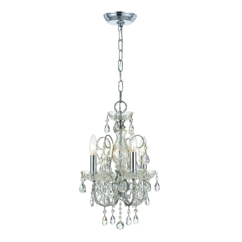 Chandeliers with Candle - Style Bulbs for a Classic AestheticChandeliers with Candle - Style Bulbs for a Classic AestheticImperial 4 Light Hand Cut Crystal Polished Chrome Mini Chandelier Chandeliers with Candle - Style Bulbs for a Classic AestheticChandeliers with Candle - Style Bulbs for a Classic AestheticImperial 4 Light Hand Cut Crystal Polished Chrome Mini Chandelier