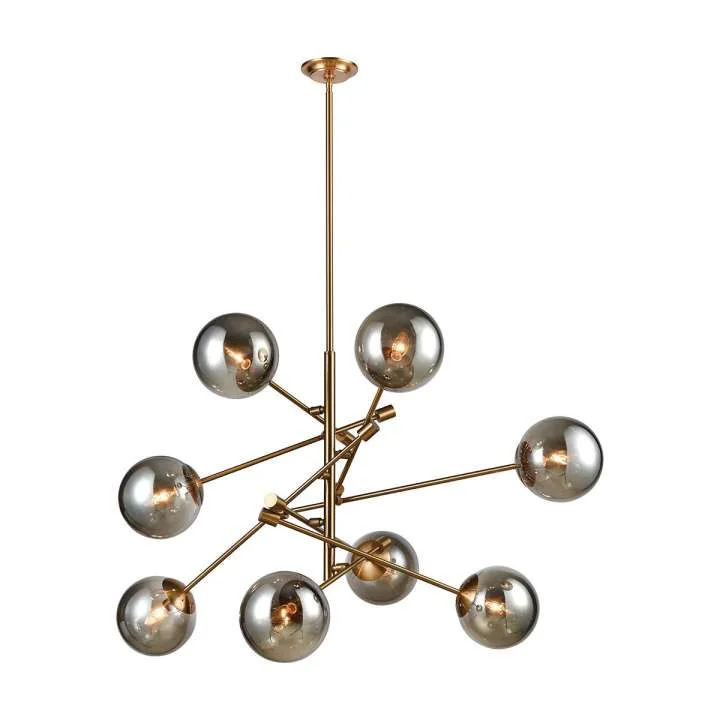Chandeliers with Metal Frames in Silver FinishChandeliers with Metal Frames in Silver FinishAccelerated Returns Chandelier ELK Home