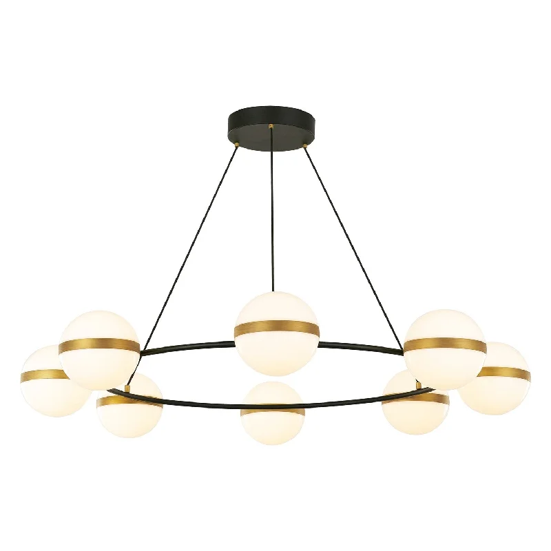 Chandeliers with Metal Frames in Gold FinishChandeliers with Metal Frames in Gold FinishTagliato LED Chandelier