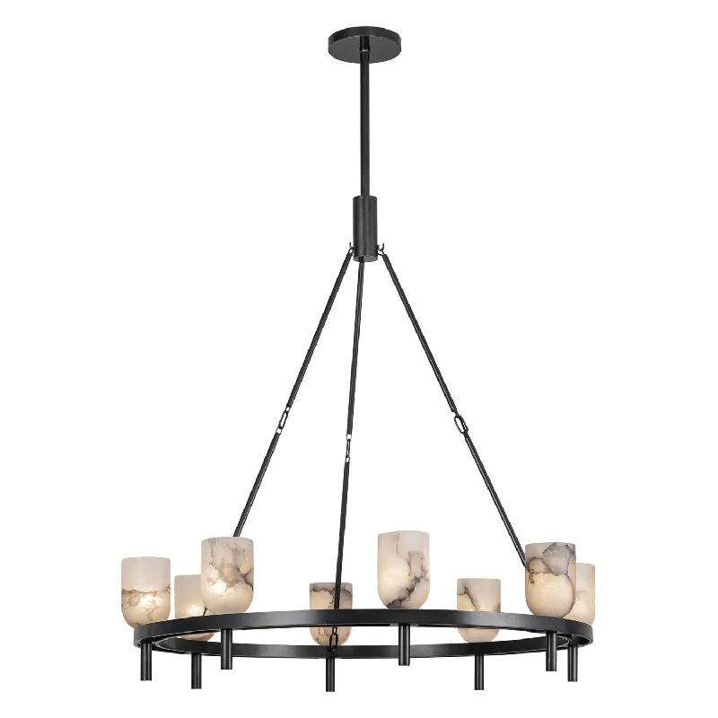 Chandeliers with Metal Frames in Black FinishChandeliers with Metal Frames in Black FinishLucian Chandelier