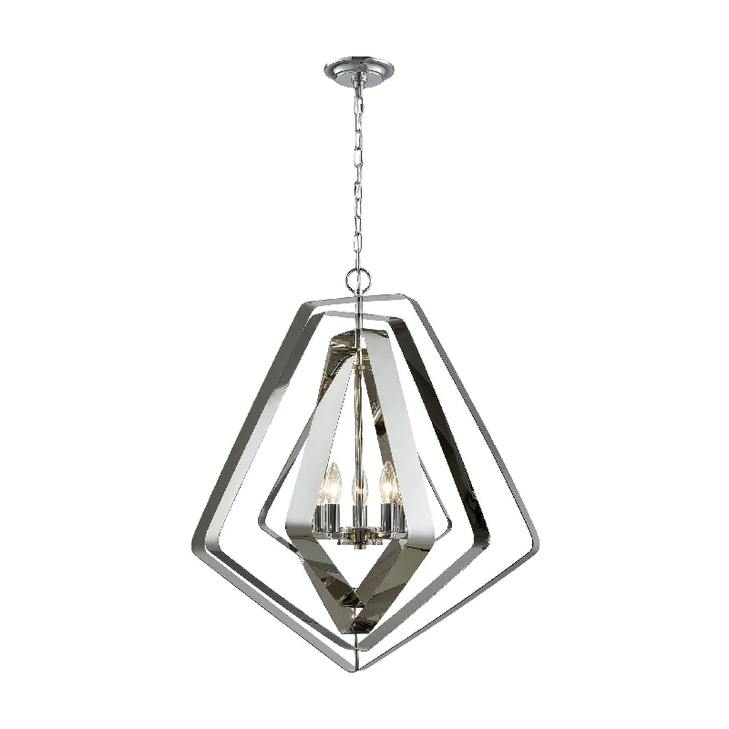 Ceiling - Mounted Chandeliers for Standard CeilingsCeiling - Mounted Chandeliers for Standard CeilingsAnguluxe 5-Light Chandelier in Polished Chrome ELK Lighting Ceiling - Mounted Chandeliers for Standard CeilingsCeiling - Mounted Chandeliers for Standard CeilingsAnguluxe 5-Light Chandelier in Polished Chrome ELK Lighting